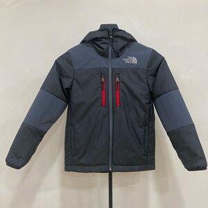 The North Face Boys Jacket Light Padded Medium 10 BLACK/GRAY Unworn! NF0A82DE